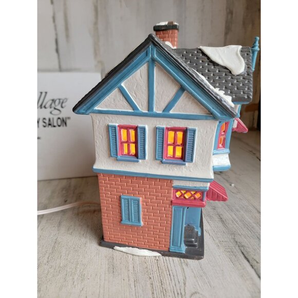 Dept 56 54704 Marvel's beauty salon Snow village accessory Xmas - Picture 5 of 8